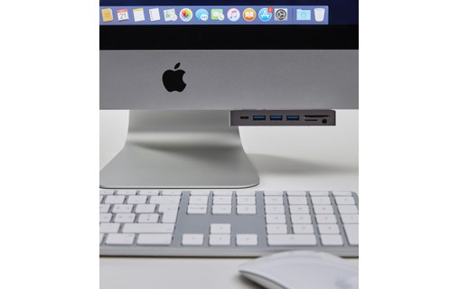 Lmp Usb C Attach Dock Pro Gris Sid Ral Dock Usb C Ports Pour Imac