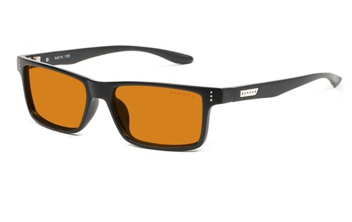 Lunettes Gunnar Anti lumière bleue VERTEX ONYX AMBER MAX 98 de