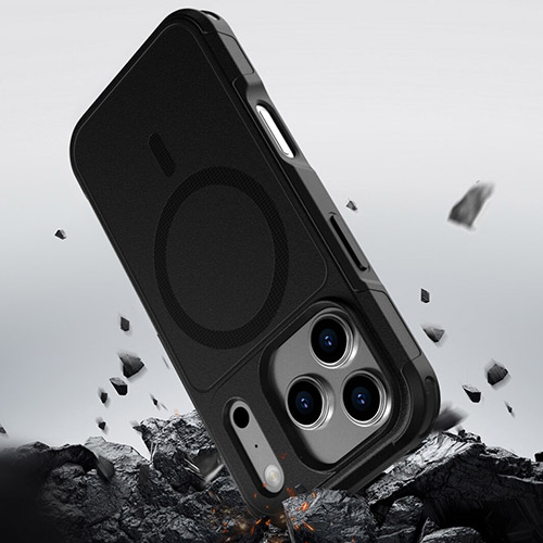 Coque de protection robuste iPhone 17 Pro Max avec aimants MagSafe et résistance aux chocs