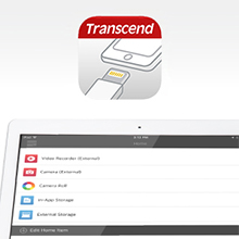 Application mobile Transcend Smart Reader