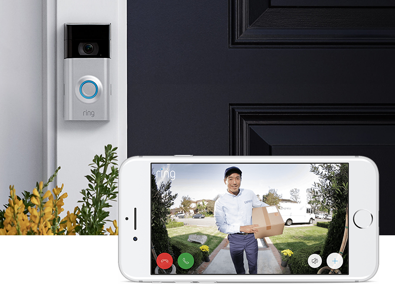Ring Video Doorbell 2 - Sonnette vidéo connectée HD Wi-Fi - Caméra  connectée - RING