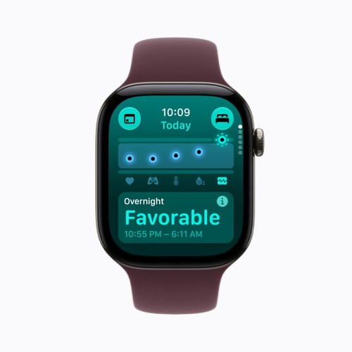 Apple Watch Series 12, app Signes vitaux nocturnes avec suivi du sommeil