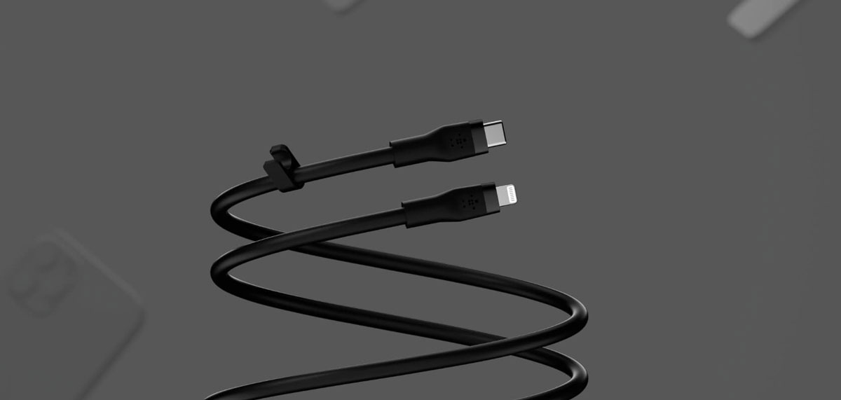 Câble USB-C vers USB-C BOOST↑CHARGE PRO Flex (1 m) - Noir - Apple (CA)