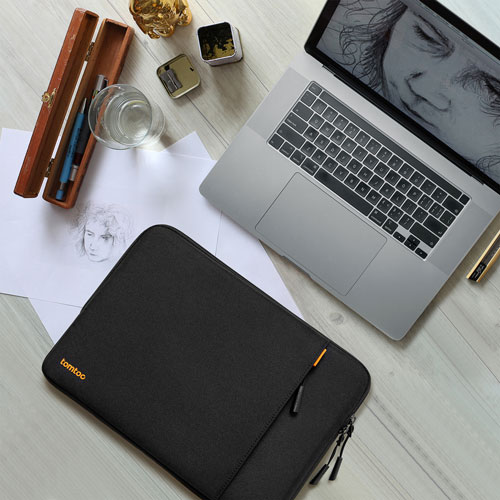 Housse pour MacBook Pro 14 - Noir - tomtoc Light Sleeve