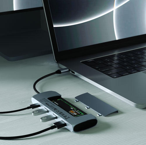 Un boîtier USB4 pour de meilleurs débits avec les SSD externes chez Satechi