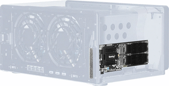 Synology DS1819+ cartes extension PCIe