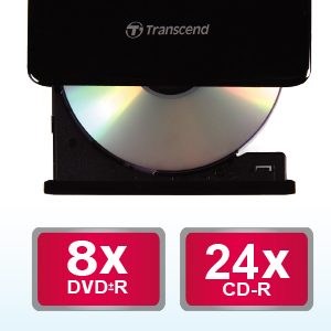 1.Transcend Lecteur DVD portable Externe Ultra fin - ULPRESS
