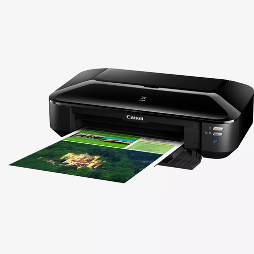 Canon PIXMA iX6850 en cours d'impression d'un document grand format