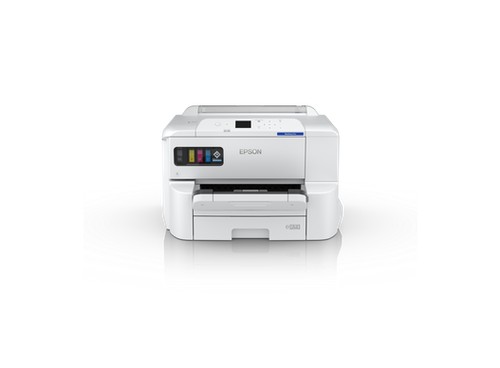 Epson WorkForce Pro EP-C7000DW vue de face avec sortie papier