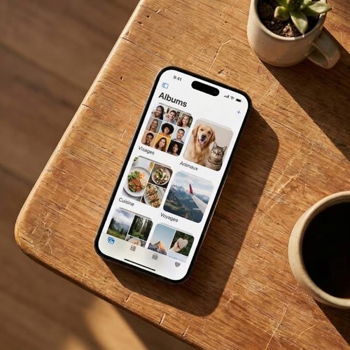 Organisation de photos par catégories dans l'application BeeStation
