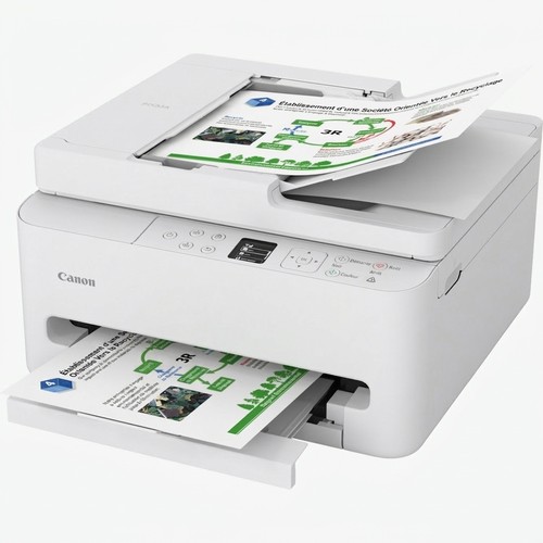 Chargeur automatique de documents de la Canon PIXMA TS7550i en utilisation