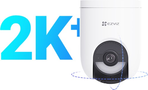 Caméra EZVIZ HB8 Lite avec couverture panoramique et définition 2K+