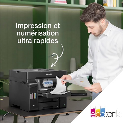 Imprimante Epson EcoTank en usage professionnel pour l'impression de documents