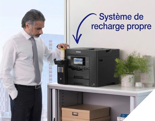 Recharge propre des réservoirs d'encre de l'imprimante Epson EcoTank ET-5805
