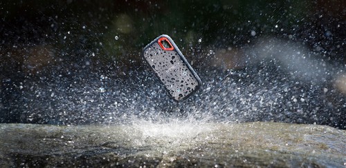 SSD SanDisk Extreme Portable noir résistant aux projections d'eau
