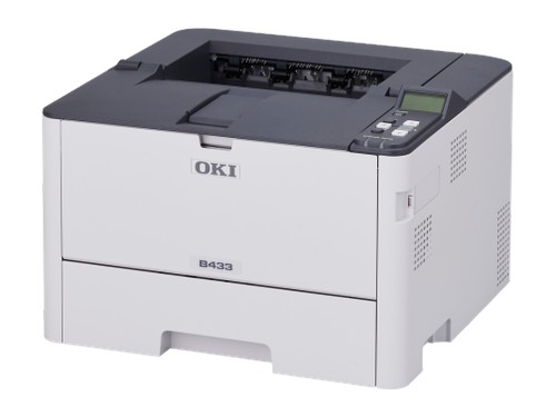 Imprimante OKI B433dn vue de trois quarts