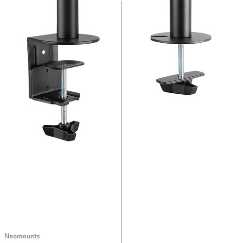 Fixation du support Neomounts par pince ou passe-câble