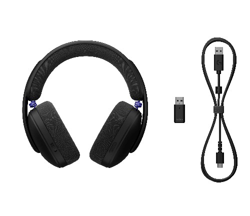 Casque Logitech G325 LIGHTSPEED noir avec récepteur USB et câble de chargement