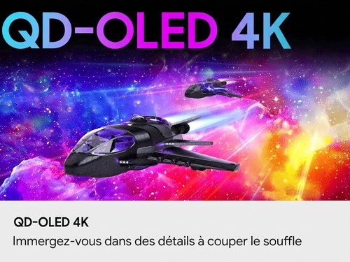 Infographie QD-OLED 4K : immersion et détails à couper le souffle