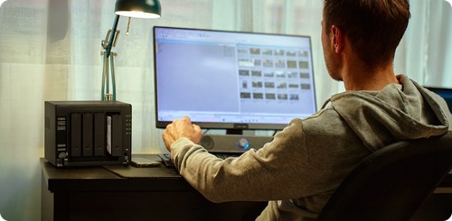 NAS centralisant les fichiers d'un espace de travail