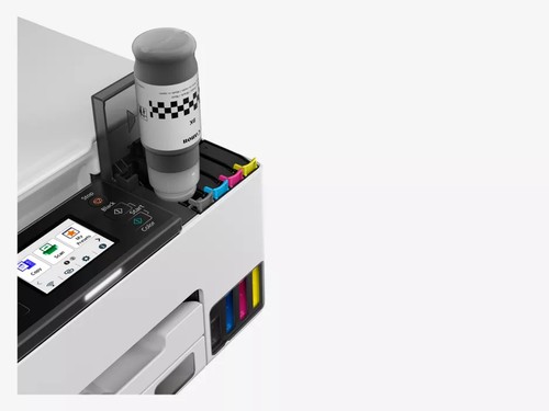 Remplissage du réservoir d'encre de la Canon MAXIFY GX1051 MegaTank