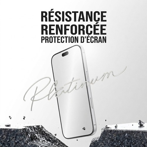 Illustration de la résistance renforcée de la protection PanzerGlass Platinum