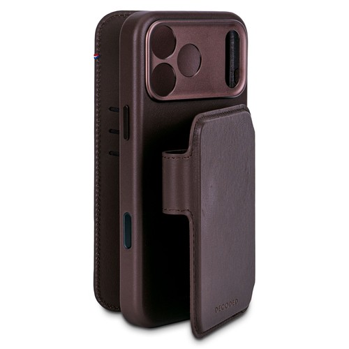 Coque et portefeuille magnétique détachable DECODED pour iPhone 17 Pro Max
