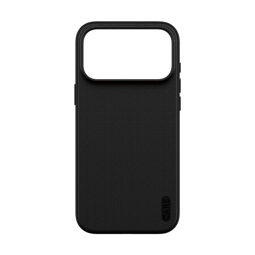 Coque PanzerGlass Fusion Fabric noire, vue sur son textile tressé