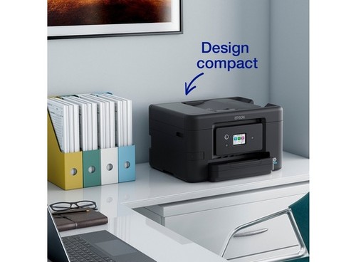 Imprimante Epson WorkForce Pro WF-3920 installée sur un bureau