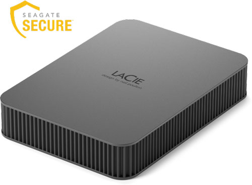 LaCie Mobile Drive Secure 4TB (2023) - Disque dur externe (STLR4000400) -  Kamera Express