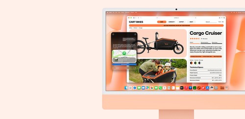 Apple Intelligence sur l'iMac, composition d'apps avec Siri AI et suggestions intelligentes
