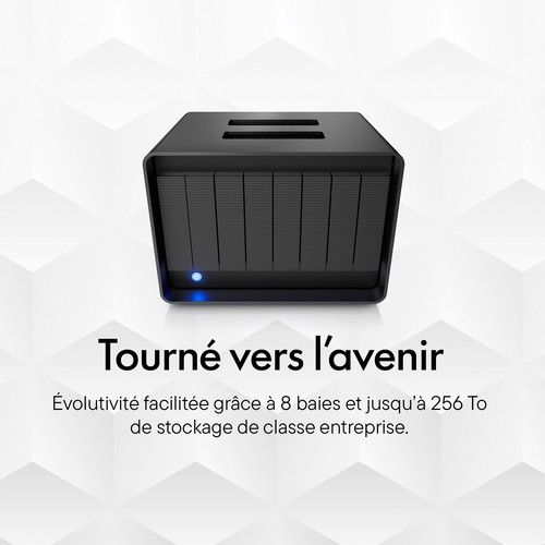 LaCie 8big Pro 5, 8 baies échangeables et jusqu'à 256 To de stockage de classe entreprise