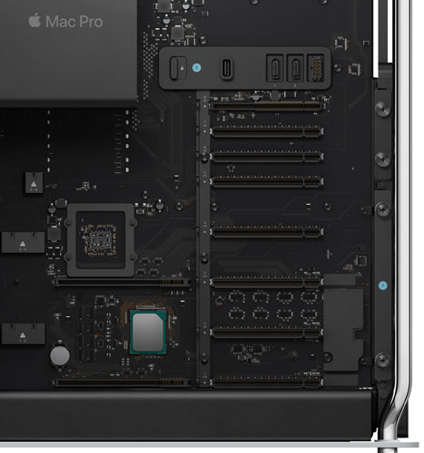 Mac Pro 2019 ports PCI Express