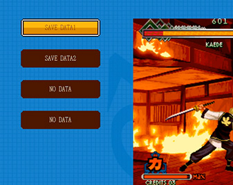 NEOGEO Mini écran de sauvegarde