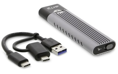 Câble 2-en-1 USB-C / USB-A inclus avec le LMP Data Mobile Ultra SSD
