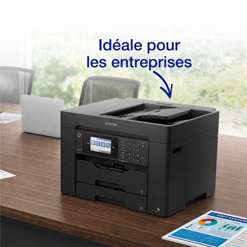 Epson WorkForce WF-7840DTWF sur un bureau professionnel