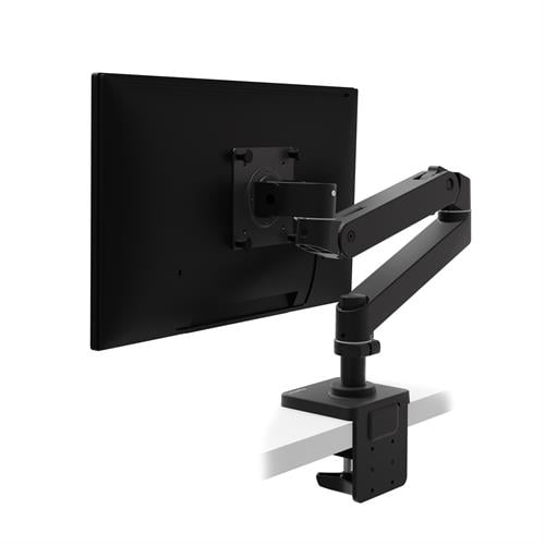Fixation pince et gestion des câbles du bras Ergotron LX Pro