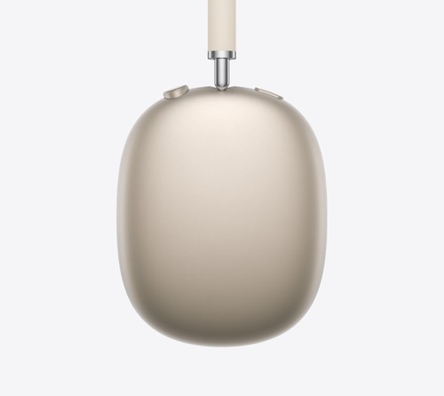 Bouton de contrôle du bruit et Digital Crown pour basculer entre réduction active et mode Transparence