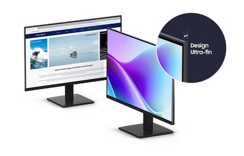 Design ultra-fin du Samsung Essential Monitor S3 avec bordures fines