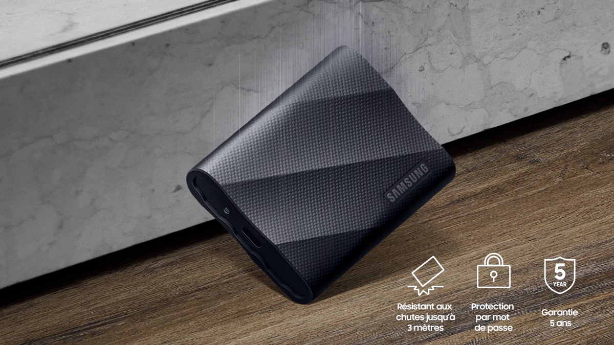 Samsung T9 SSD 4To noir USB-C - disque dur externe - Achat et prix