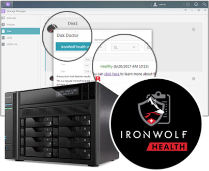 Application Seagate IronWolf Health Management