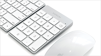 Clavier / pavé numérique / pavé numérique Bluetooth Thredo pour Macbook -  Aluminium