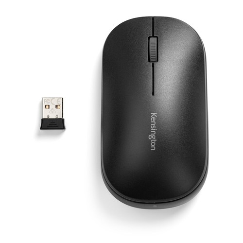 Souris Kensington SureTrack Dual noire avec son récepteur USB