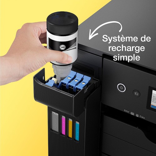 Remplissage des réservoirs d'encre de l'imprimante Epson EcoTank ET-16150