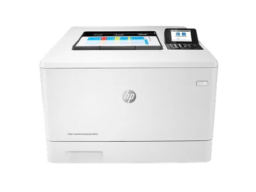 Imprimante couleur HP Color LaserJet Enterprise M455dn vue de face