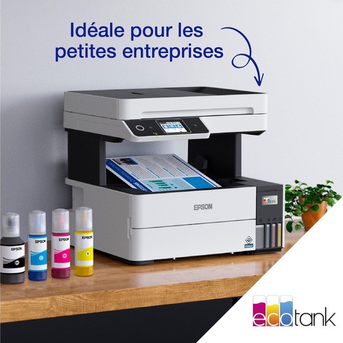 Epson EcoTank ET-5170 sur un bureau de petite entreprise