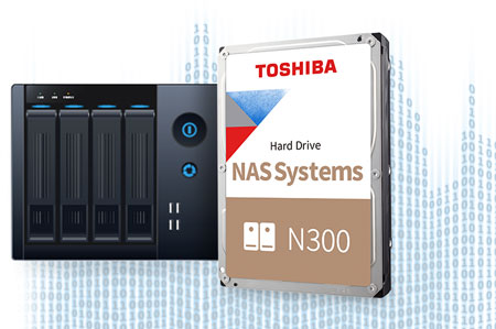 Disque dur interne Toshiba 16 To N300 SATA III 3,5 7200 tr/min 512 Mo  HDWG31GUZSVA