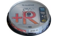 Média DVD+R 4,7 Go Pack de 10 16X FUJIFILM 47592