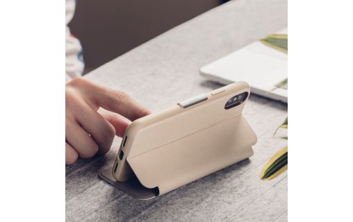 Moshi SenseCover Beige pour iPhone XS Max - Étui de protection tactile