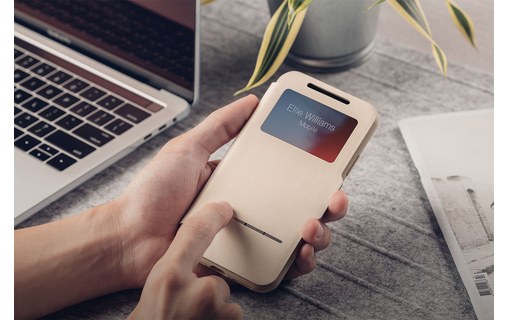 Moshi SenseCover Beige pour iPhone XS Max - Étui de protection tactile
